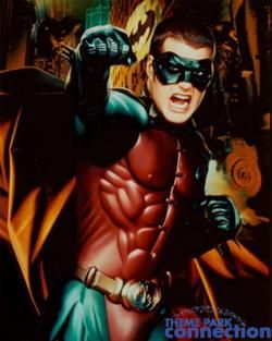 Batman Forever Robin Chris ODonnell Movie SFX Make Up Mask Screen 