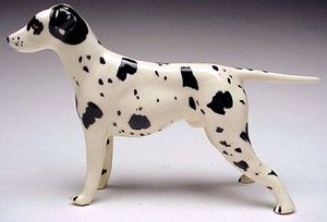 Robert Simmons Ceramics California Pottery Chet Black White Dalmatian 