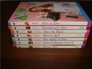 Alice Book Lot Phyllis Reynolds Naylor LK New Set A1