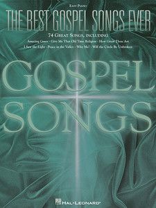 The Best Gospel Songs Ever Easy Piano Sheet Music Vocal Melody Lyrics 