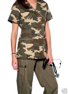 Camouflage Scrub Set Uniform for Women Brand New