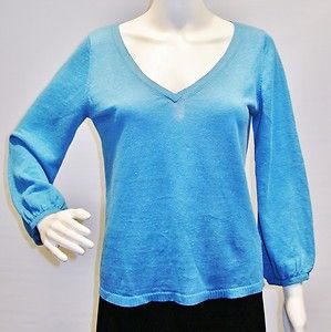 Calypso Christiane Gelle blue sweater size S