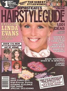   HAIRSTYLE GUIDE Magazine   LINDA EVANS, Christie Brinkley