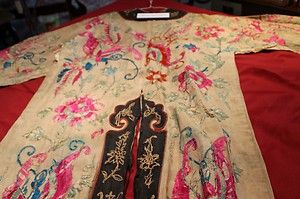 ANTIQUE CHINESE OPERA DRESS ROBE QING DYNASTY CHING 19TH CENTURY 