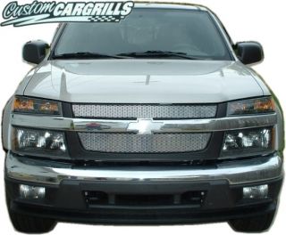 chevy colorado extreme flat grill inserts with protective rubber trim