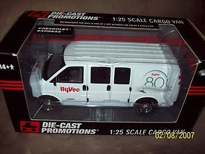 Chevy Express Cargo Van Diecast Scale 1 25 Mint in Box