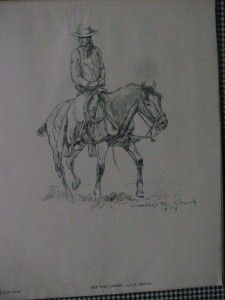 1959 western cowboy pin ink prints charles r crouch
