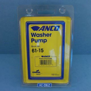 Anco 61 15 97164 Windshield Washer Centrifugal Pump Fits GM 1984 1991 