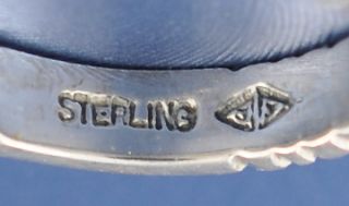 Sterling Marcasite Rings MOP Judith Jack Sz 6 5 6 75