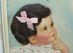Charlotte Becker  The Bluebird Picture Hair with Bow and Little 