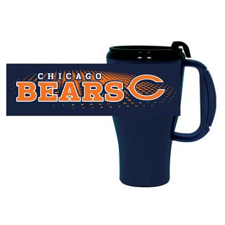 chicago bears 16 oz plastic roadster travel mug
