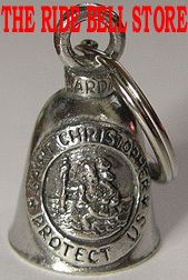 St Christopher Guardian Motorcycle Ride Bell New