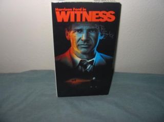 Witness 1985 VHS Thriller Movie Video Harrison Ford Kelly McGillis J 