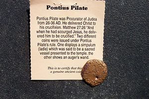 Roman Ancient Emperor Coin Ruler Pontius Pilate 26 36 Ad Christs 