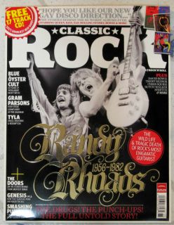 CLASSIC ROCK March 2012 + CD RANDY RHOADS 1956 1982 Untold Story OZZY 