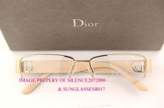 New Christian Dior CD Eyeglasses Frames 3703 ATI Gold