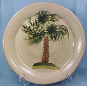 Tropical Palm Grove Dinner Plate Tabletops Unltd Tree