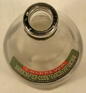 CHIPPEWA FALLS WI SPARKLING WATER BOTTLE CIRCA 1940S INDIAN