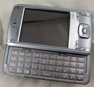 htc 8125 silver cingular cell phone qwerty keyboard small enough to 