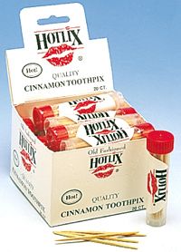 Hotlix Cinnamon Toothpicks 20 Tubes per Box