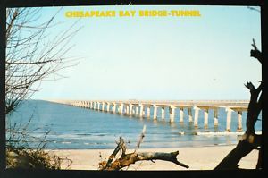 1960s Chesapeake Bay Bridge Tunnel Virginia Beach