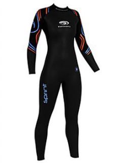 blueseventy sprint wetsuit 2010 2011 features dual zip ﬂaps