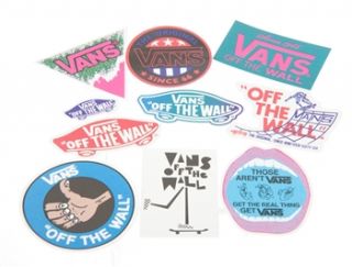 united states of america on this item is $ 9 99 vans 10 piece sticker