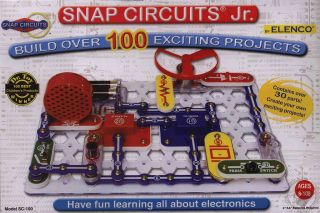 Elenco SC 100 Snap Circuits Jr. Electronics Science Kit   NEW   FREE 2