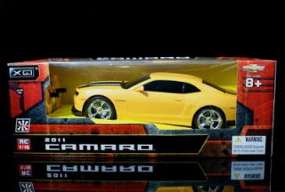 2011 Chevrolet Camaro QX 27 145 MHz Radio Control 1 18 Scale Yellow R