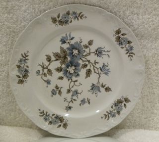 4pc Staffordshire Blossomtime Floral China B&B 8 Plate Ironstone