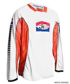 see colours sizes jt racing pro tour jersey white orange 2012 25
