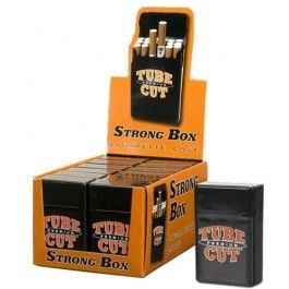  Tube Cut Strong Box Plastic Cigarette Storage Cases King Size