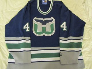 Chris Pronger Hartford Whalers Blue Green Gray Hockey Jersey Size XXL