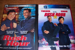  Hour Rush Hour 2 2 DVDs Jackie Chan and Chris Tucker Very Good