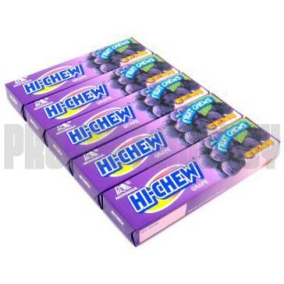 hi chew grape japanese fruit chews 5 packs hi chew chewy candy are