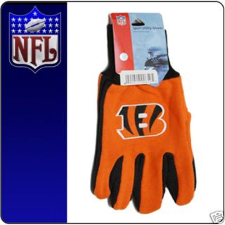 New Licensed NFL Football Cincinnati Bengals Gloves