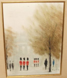 ANTHONY KLITZ GUARDS NEAR CLARENCE HOUSE #329 ORIGINAL OIL ON CANVAS