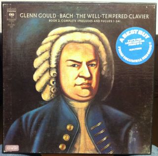 GOULD bach well tempered clavier book 2 3 LP M  promo D3M 31525 Vinyl