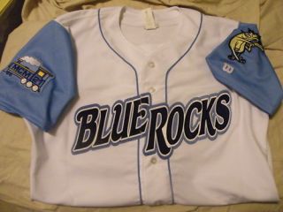 Wilmington Blue Rocks Game Used Jersey Christian Colon