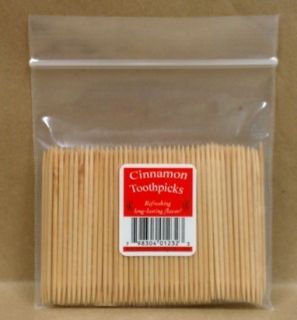 Sweet and Hot Cinnamon Toothpicks Intense Long Lasting Flavor 200ct
