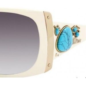 Christian Dior Daiquidior Sunglasses White with Turquoise N5A5M