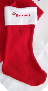 The Stockings are made from Fleece and measure 17 long & boot is 9 1