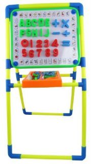  Double Standing Learning Board Kids Magnetic Alphabet Letters Numbers
