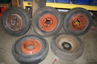 1941 Ford V8 Tonner Wheels with Tires Used