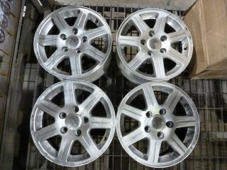 CHRYSLER TOWN AND COUNTRY WHEELS SILVER FINISH 16X6 5 SET OF 4
