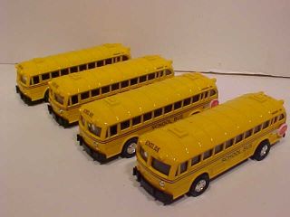 pack SM FLAT NOSE City School Bus Diecast TOY BUS 1 64 KINSMART 5