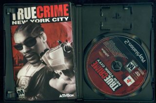 PlayStation 2 True Crime New York City Rated M Complete Action