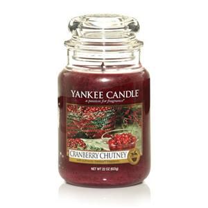Brand New Yankee Candle Cranberry Chutney Large 22 oz Jar Free