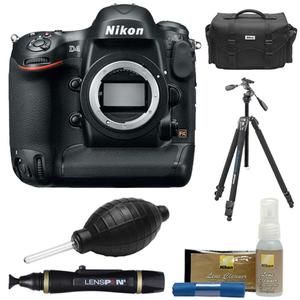 Digital SLR Camera Body with Magnesium Tripod + Nikon Case & Cleaning
