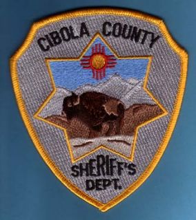 cibola county sheriff nm buffalo patch unused 4 3 4 top to bottom